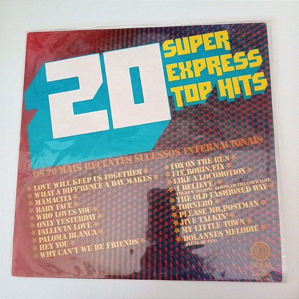 Disco de Vinil 20 Super Express Top Hits Interprete Varios Artistas (1976) [usado]