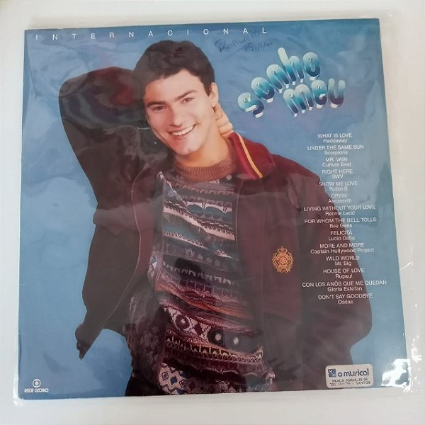 Disco de Vinil Sonho Meu Internacional Interprete Varios (1993) [usado]
