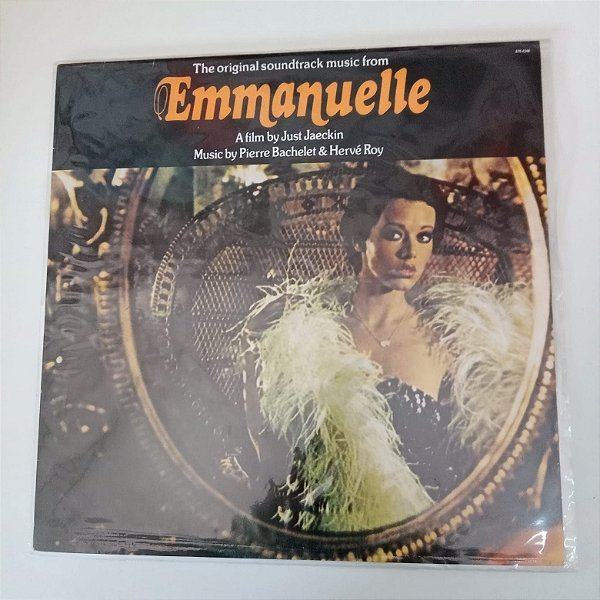 Disco de Vinil Emmanuelle /trilha /filmes Interprete Pierre Bachelet e Hervé Roy (1988) [usado]