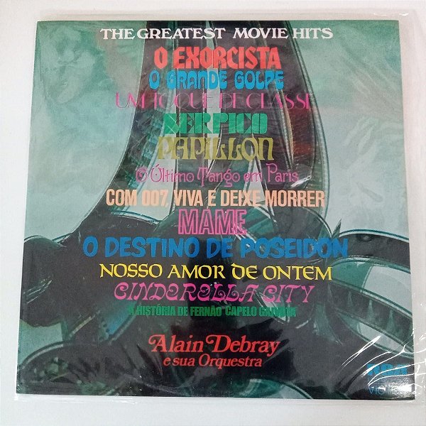 Disco de Vinil The Greatest Hits /filmes Interprete Alain Debrfay (1974) [usado]