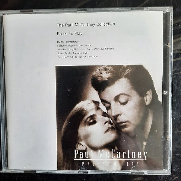Cd Paul Mccartney - Press To Play Interprete Paul Mccartney (1993) [usado]