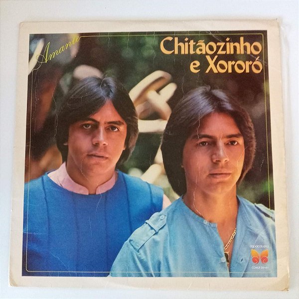 Disco de Vinil Chitãozinho e Xororo - Amante Interprete Chitãozinho e Xororo (1984) [usado]