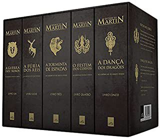 Livro as Crônicas de Gelo e Fogo Box 5 Volumes (edição de Colecionador) Autor Martin, George R.r. (2012) [usado]