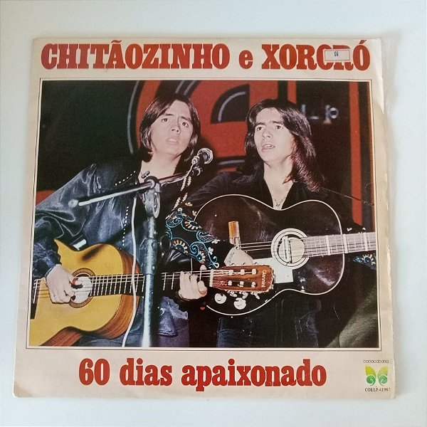 Disco de Vinil Xitãozinho e Xororo - 60 Dias Apaixonado Interprete Xitãozinho e Xororo (1979) [usado]