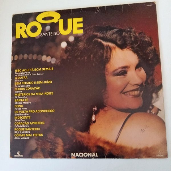 Disco de Vinil Roque Santeiro Nacional Interprete Varios Artistas (1985) [usado]