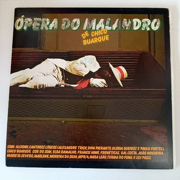 Disco de Vinil Opera do Malandro - Chico Buarque Interprete Chico Buarque (1979) [usado]