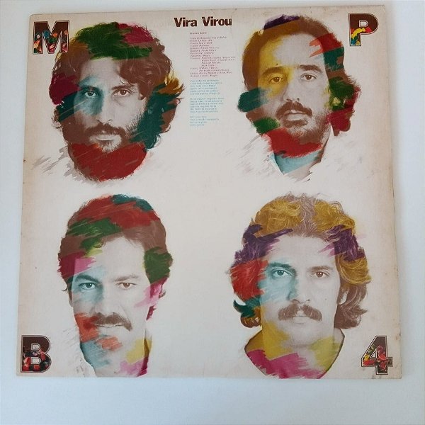 Disco de Vinil Mpb 4 - Vira Virou Interprete Mpb 4 (1980) [usado]