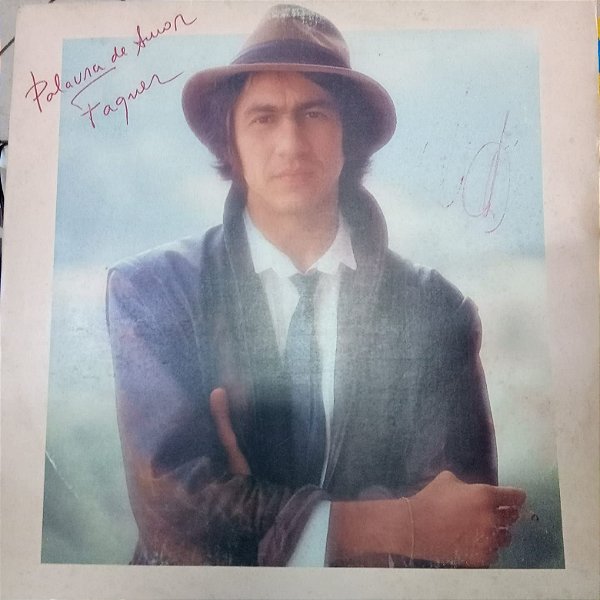 Disco de Vinil Palavras de Amor - Fagner Interprete Fagner (1983) [usado]