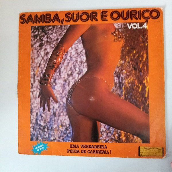 Disco de Vinil Samba , Suor e Ouriço Vol.4 Interprete Varios Artistas (1979) [usado]