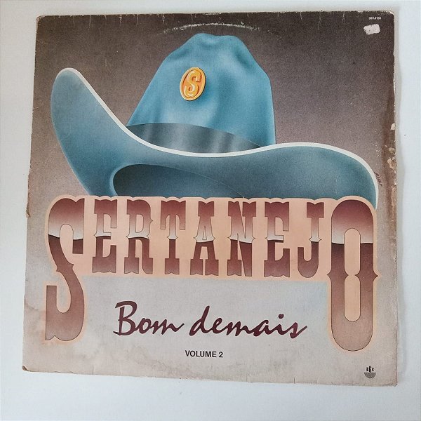 Disco de Vinil Sertanejo Bom Demais Vol.2 Interprete Varios Artistas (1988) [usado]