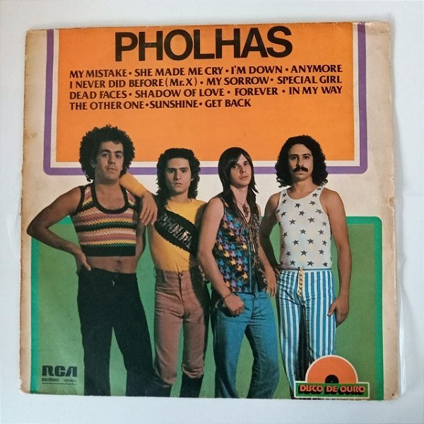 Disco de Vinil Pholhas - Disco de Ouro 1977 Interprete Pholhas (1977) [usado]