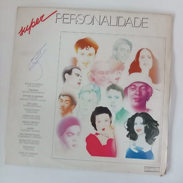 Disco de Vinil Super Personalidade Interprete Varios Artistas (1988) [usado]