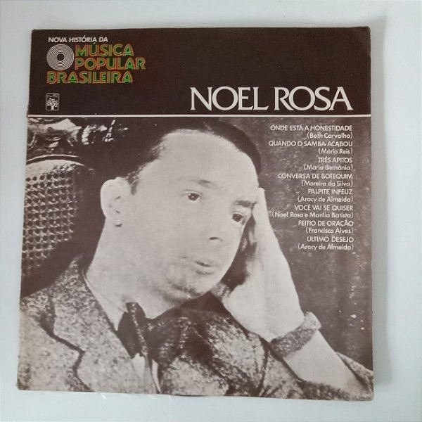 Disco de Vinil Noel Rosa - Nova História da Música Popular Brasileira Interprete Noel Rosa (1977) [usado]
