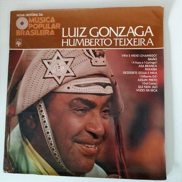 Disco de Vinil Luis Gonzaga/ Humberto Teixeira - Nova História da Múisca Popular Brasileira Interprete Luis Gonzaga /humberto Teieira (1977) [usado]