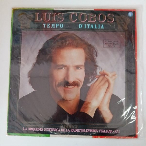 Disco de Vinil Luis Cobos -tempo D`italia Interprete Luis Cobos (1987) [usado]