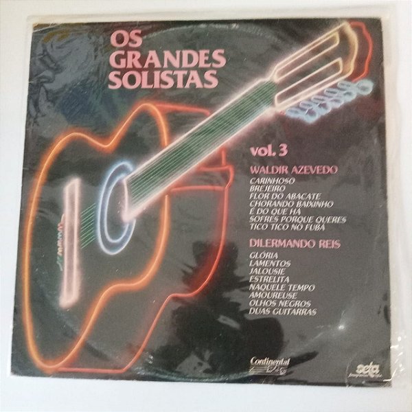 Disco de Vinil os Grandes Solistas Vol.3 Interprete Varios Artistas (1982) [usado]