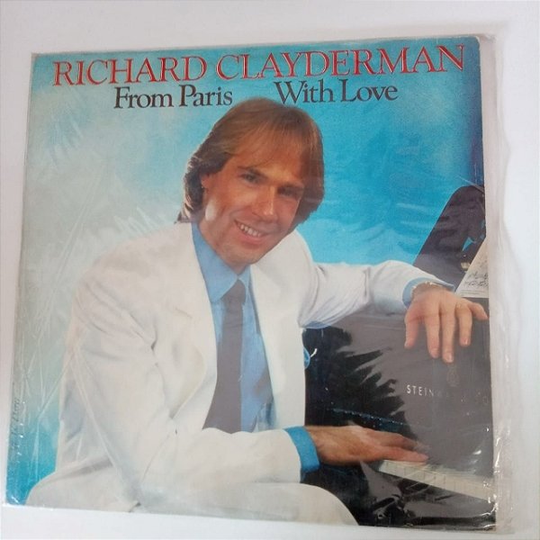 Disco de Vinil Richard Clayderman From Paris With Love 1985 Interprete Richard Clayderman (1985) [usado]