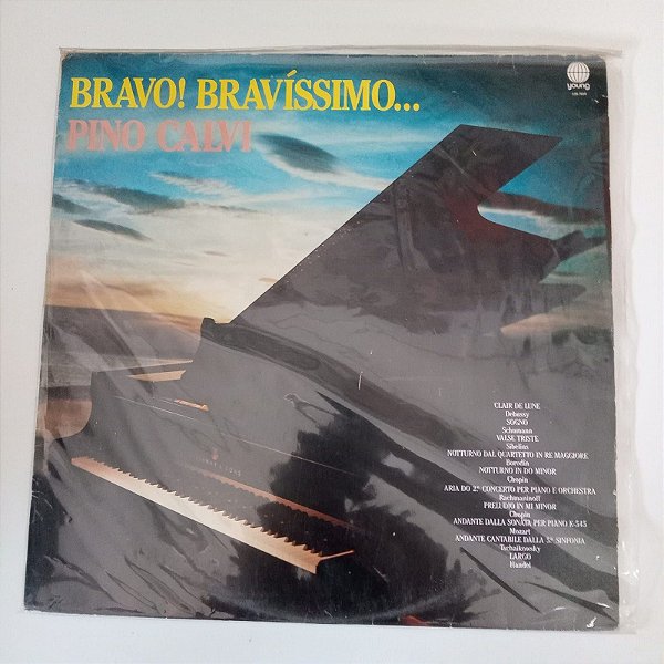 Disco de Vinil Pino Calvi - Bravo Bravíssimo (lp 1989) Interprete Pino Calvi (1989) [usado]