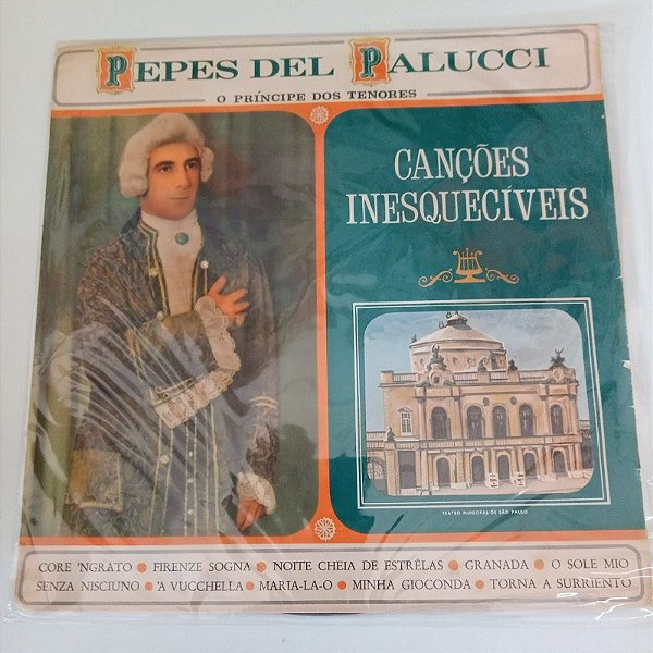 Disco de Vinil Pepe Del Palluci- o Príncipe dos Tenores Interprete Pepe Del Palluci [usado]