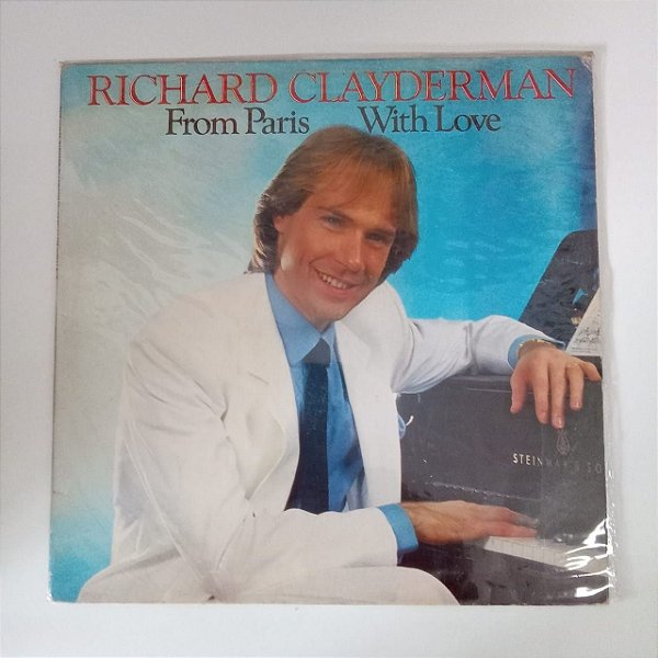 Disco de Vinil Richard Clayderman From Paris With Love 1985 Interprete Richard Clayderman (1985) [usado]