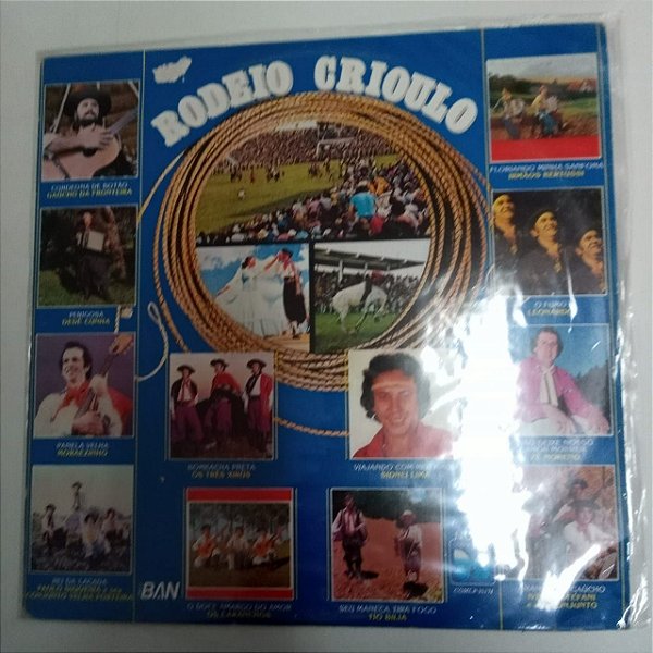 Disco de Vinil Rodeio Crioulo Interprete Varios Artistas (1986) [usado]