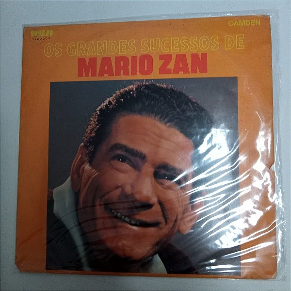 Disco de Vinil os Grandes Sucessos de Mario Zan Interprete Mario Zan (1963) [usado]