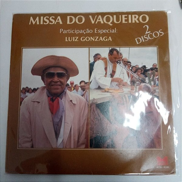Disco de Vinil Missa do Vaqueiro - Participação Especial Luiz Gonzaga Interprete Luiz Gonzaga e Convidados (1989) [usado]