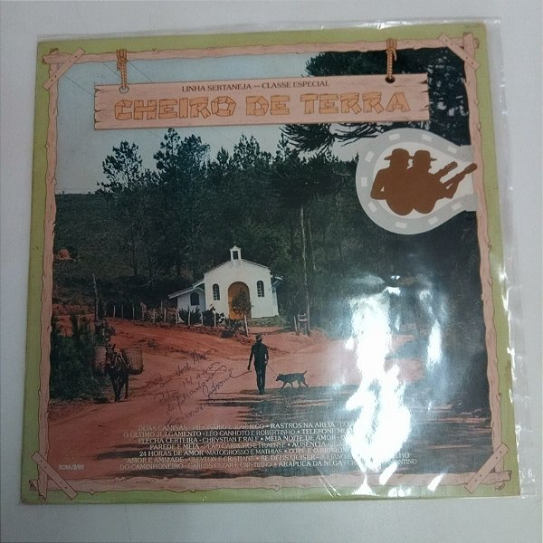 Disco de Vinil Linha Sertaneja - Classe Especial /cheiro da Terra Interprete Varios Artistas (1985) [usado]