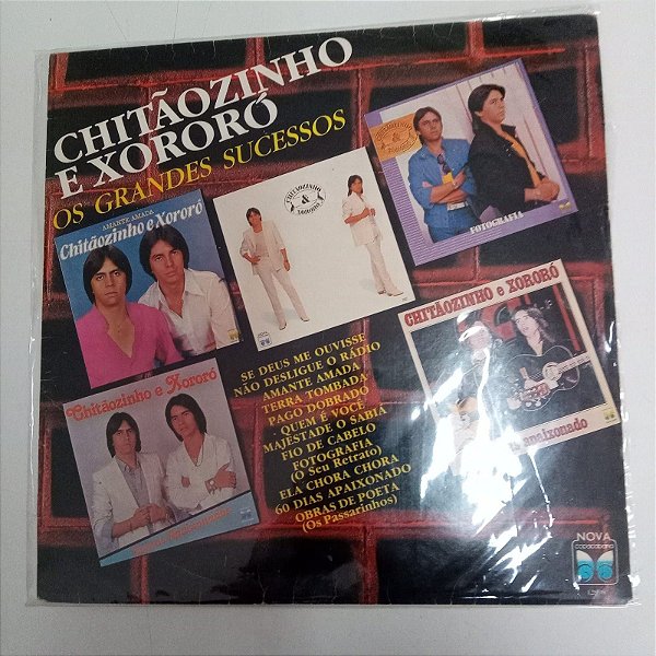 Disco de Vinil Chitãozinho e Xororó - os Grandes Sucessos Interprete Chitãozinho e Xororó (1987) [usado]