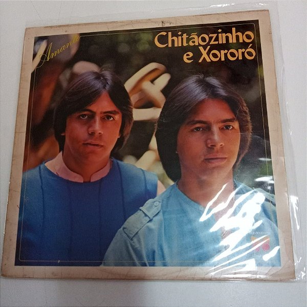 Disco de Vinil Amante - Chitãozinho e Xororó Interprete Chitãozinho e Xororó (1984) [usado]