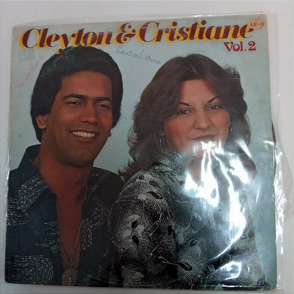Disco de Vinil Clayton e Cristiane Vol.2 Interprete Clayton e Cristiane (1981) [usado]