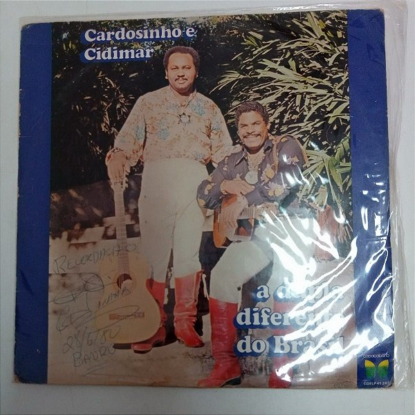 Disco de Vinil Cardosinho e Cidimar - a Dupla Diferente do Brasil Interprete Cardosinho e Cidimar (1979) [usado]