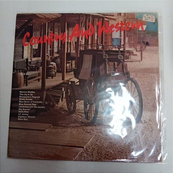 Disco de Vinil Country Ano Western Interprete Varios Artistas (1980) [usado]