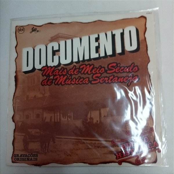 Disco de Vinil Documento - Mais de Meio Século de Música Sertaneja Interprete Varios Artistas (1986) [usado]