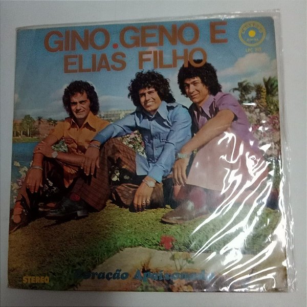 Disco de Vinil Gino e Geno e Elias Filho - Coração Apaixonado Interprete Gino e Geno (1977) [usado]