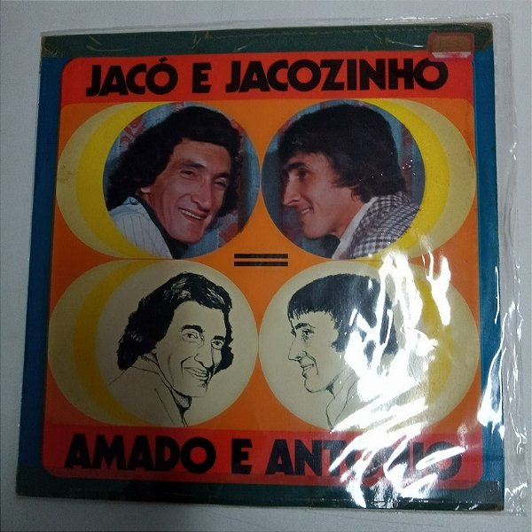 Disco de Vinil Jacó e Jacozinho / Amado e Antonio Interprete Jacó e Jacozinho / Amado e Antonio (1975) [usado]
