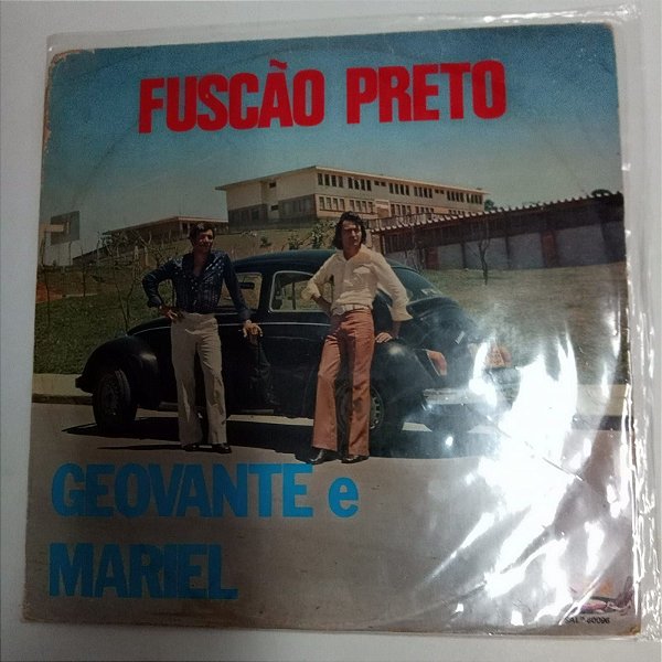 Disco de Vinil Geovante e Mariel - Fuscão Preto Interprete Geovante e Mariel [usado]