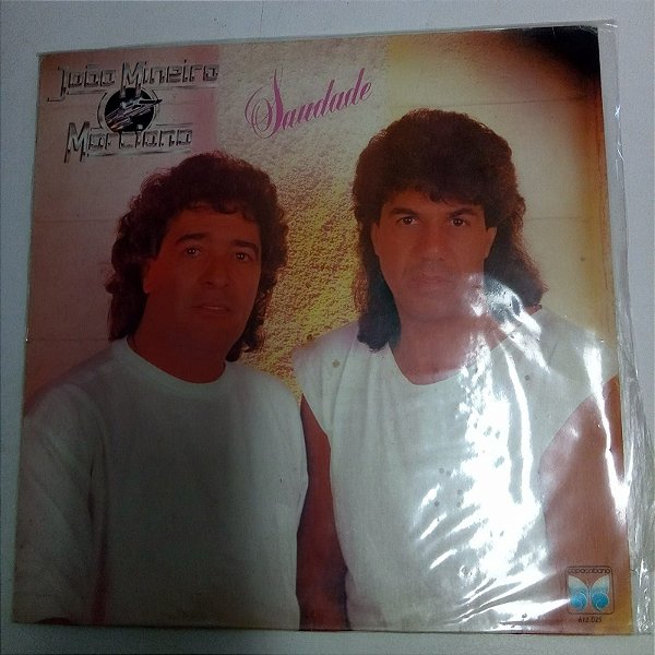 Disco de Vinil Saudade - João Mineiro e Marciano Interprete João Mineiro e Marciano (1990) [usado]