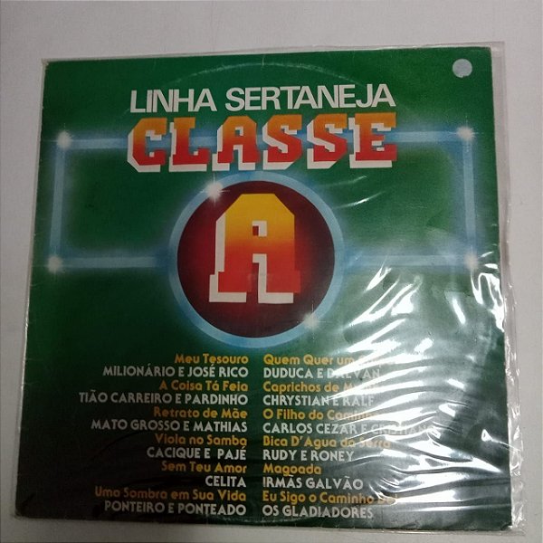 Disco de Vinil Linha Sertaneja Classe a Interprete Varios Artistas (1984) [usado]