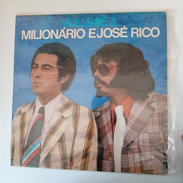 Disco de Vinil Milhonário e José Rico Vol.3 Interprete Milhonário R José Rico (1976) [usado]