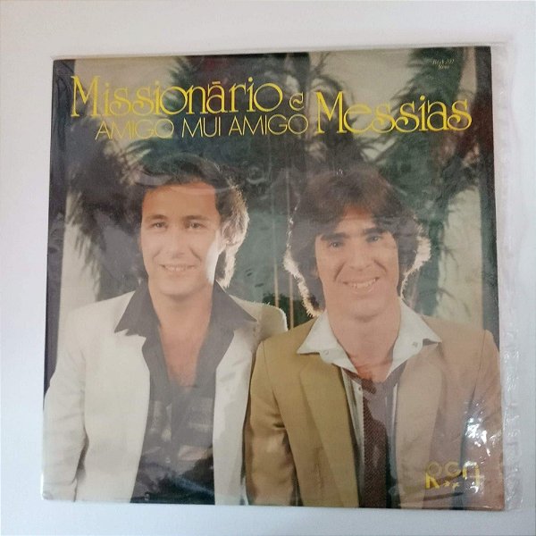Disco de Vinil Missionário e Messias - Amigo Mui Amigo Interprete Missionário e Messias (1985) [usado]