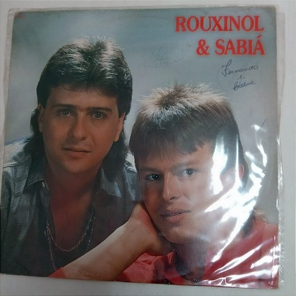 Disco de Vinil Rouxinol e Sabiá Interprete Rouxinol e Sabiá (1988) [usado]