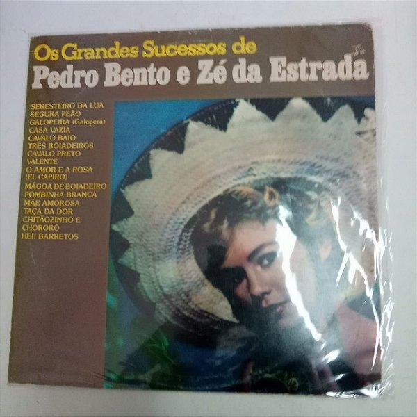 Disco de Vinil Pedro Bento e Ze da Estrada - os Grandes Sucessos Interprete Pedro Bento e Zé da Estrada (1977) [usado]
