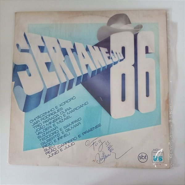 Disco de Vinil Sertanejo 88 Interprete Varios Artistas (1987) [usado]