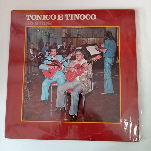 Disco de Vinil Tonico e Tinoco - 35 Anos Interprete Tonico e Tinoco (1977) [usado]