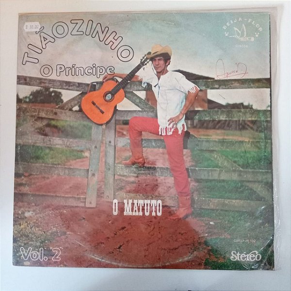 Disco de Vinil Tiãozinho - o Príncipe Interprete Tiãozinho (1983) [usado]