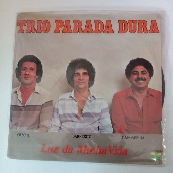 Disco de Vinil Trio Parada Dura - Luz da Minha Vida Interprete Trio Parada Dura (1983) [usado]