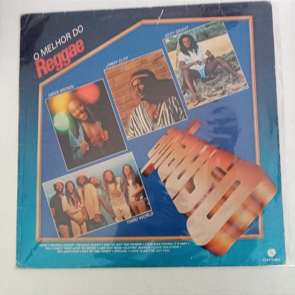 Disco de Vinil o Mlehor do Reggae Interprete Varios Artisats (1984) [usado]