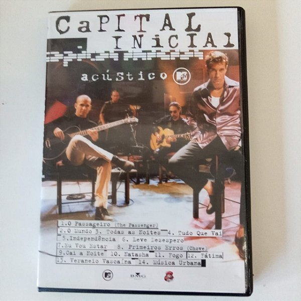Dvd Capital Inicial - Acústico Mtv Editora Abril Music [usado]