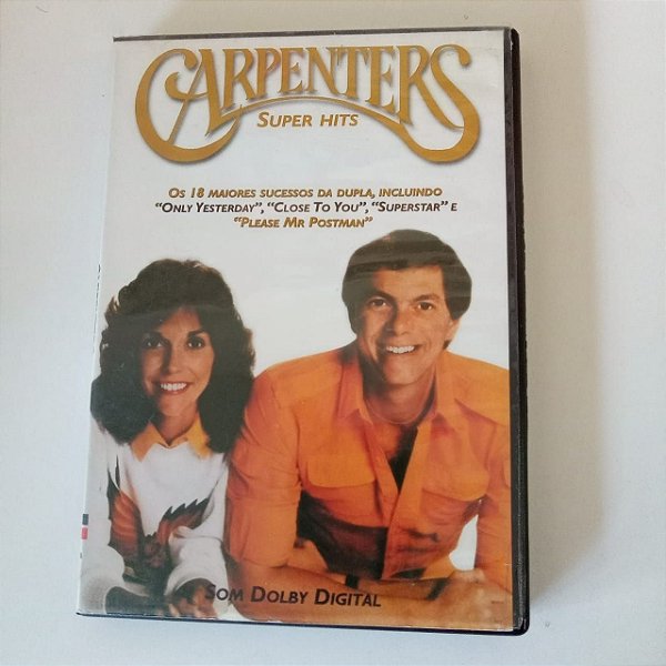 Dvd Carpenters Super Hits - 18 Maiores Sucessos da Dupla Editora Som Dolby Digital [usado]